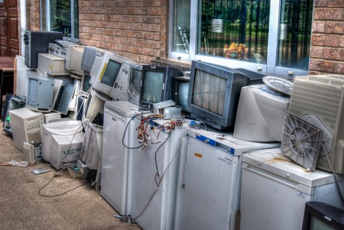 Sorting items during garage clearance