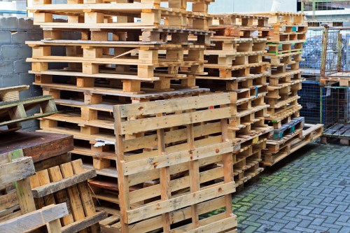 Clearance process with organized removal of flat items
